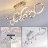 Lavaca Plafondlamp LED Zilver, 1-licht