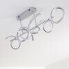 Lavaca Plafondlamp LED Zilver, 1-licht