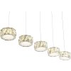 Globo Amur Hanger LED Chroom, 1-licht