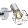 Globo XARA Muurlamp Chroom, 1-licht