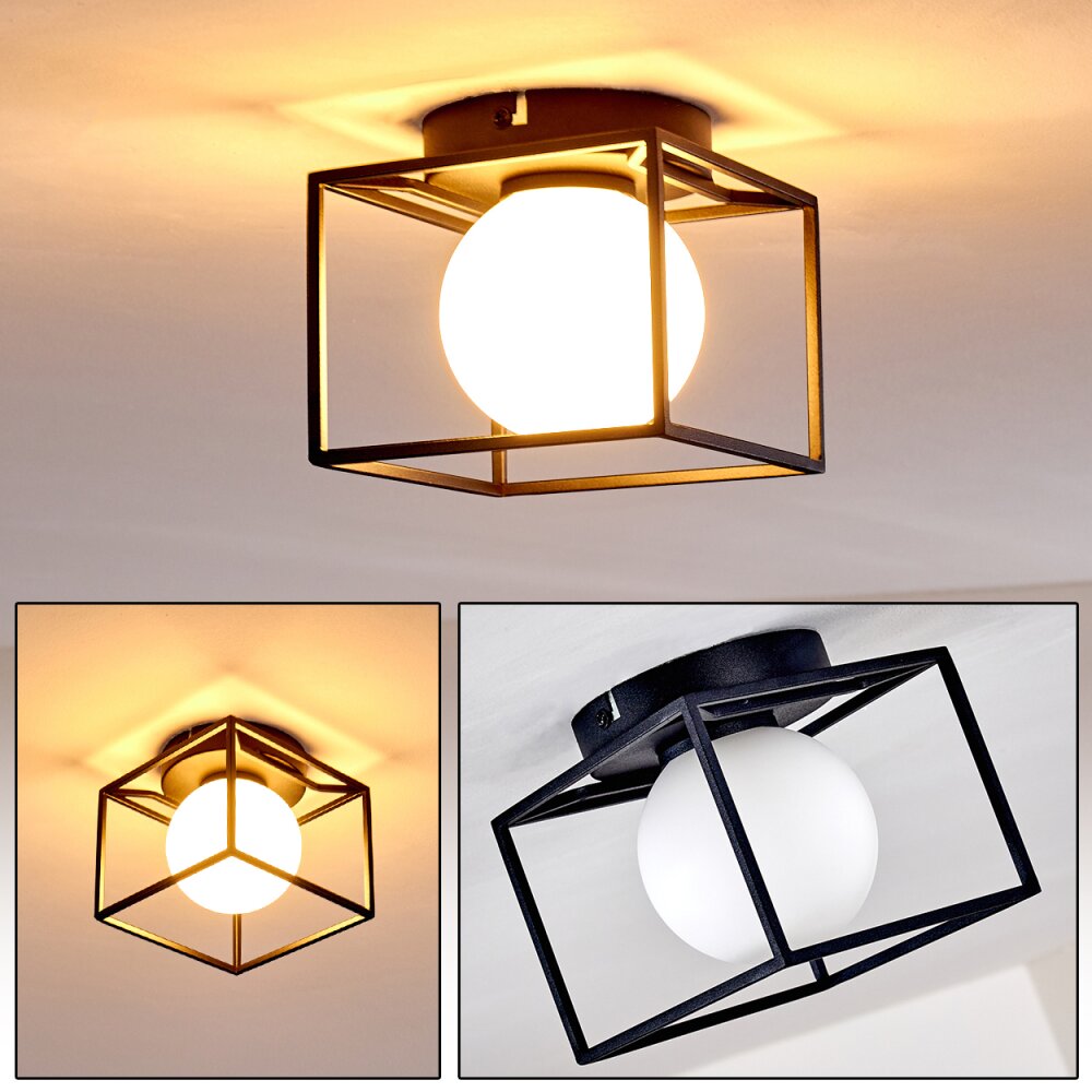 Legano Plafondlamp Zwart, 1-licht main product photo