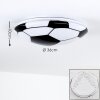 Sakka Plafondlamp LED Zwart, Wit, 1-licht