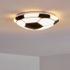 Sakka Plafondlamp LED Zwart, Wit, 1-licht