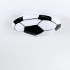 Sakka Plafondlamp LED Zwart, Wit, 1-licht