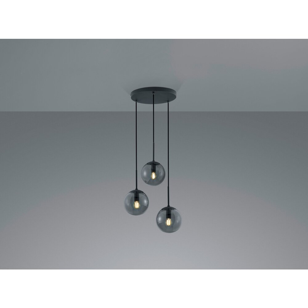Trio Balini Hanglamp LED Antraciet, 3-lichts main product photo