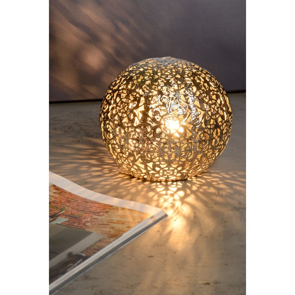 Lucide PAOLO Tafellamp Zilver, 1-licht main product photo