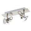 Eglo TUKON 3 LED Nikkel mat, 2-lichts