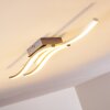 Letala Plafondlamp LED Chroom, Nikkel mat, 3-lichts
