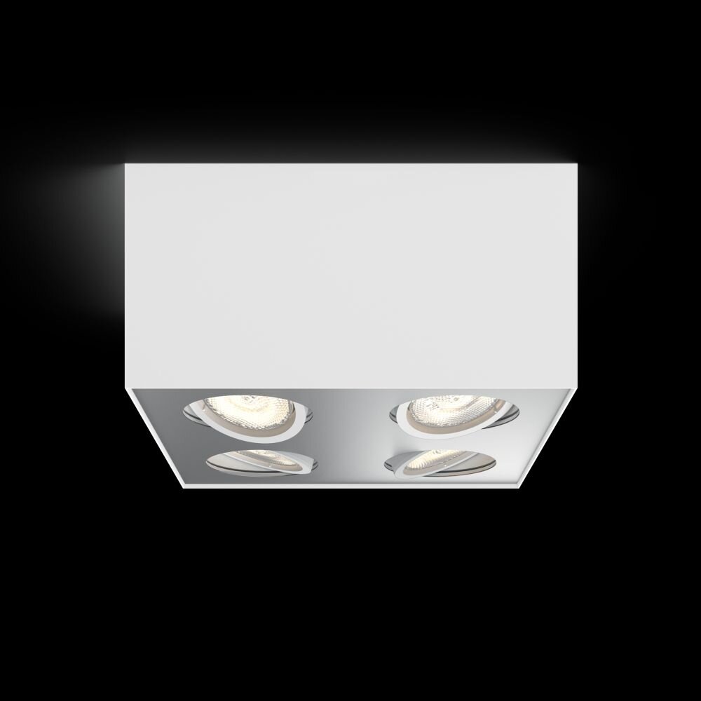 Philips Box Plafondlamp LED Wit, 4-lichts main product photo
