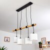 Sambia Hanglamp Bruin, Zwart, 4-lichts
