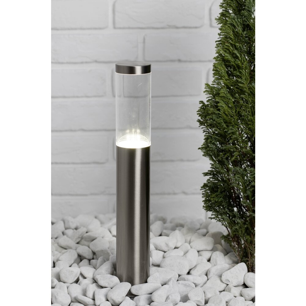 Brilliant Bergen Sokkellamp LED roestvrij staal, 1-licht main product photo