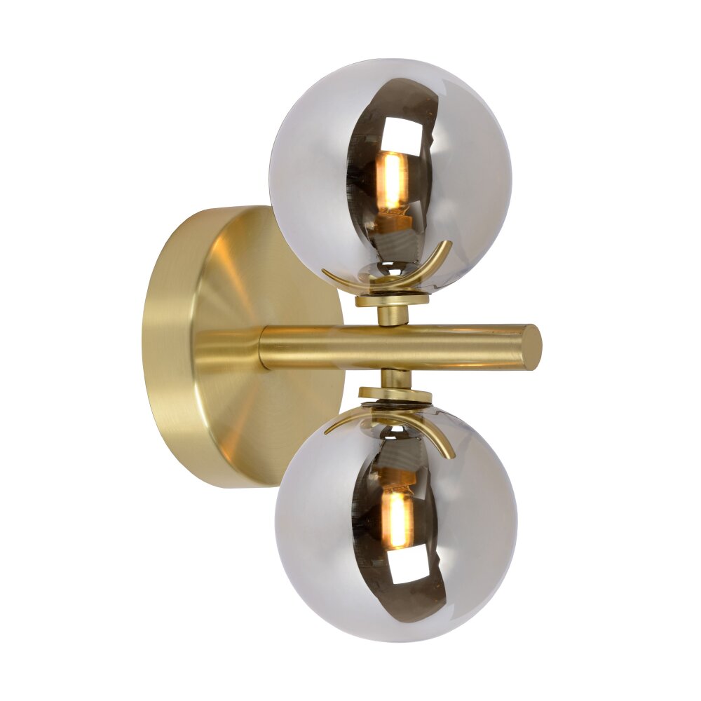 Lucide TYCHO Muurlamp Goud, 2-lichts main product photo