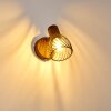 Arjen Muurlamp Hout donker, Roest, 1-licht