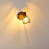 Arjen Muurlamp Hout donker, Roest, 1-licht