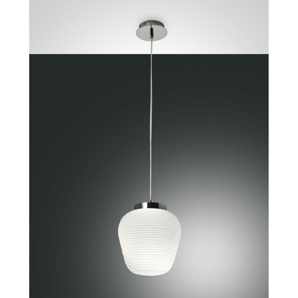 Fabas Luce Cora Hanglampen Chroom, 1-licht main product photo