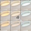 Tallaboa Plafondlamp LED Zilver, 1-licht, Afstandsbediening