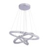 Globo MARILYN I Hanger Chroom, Kristaloptiek, 1-licht, Afstandsbediening