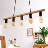 Blord Hanglamp Bruin, Zwart, 5-lichts