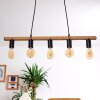 Blord Hanglamp Bruin, Zwart, 5-lichts