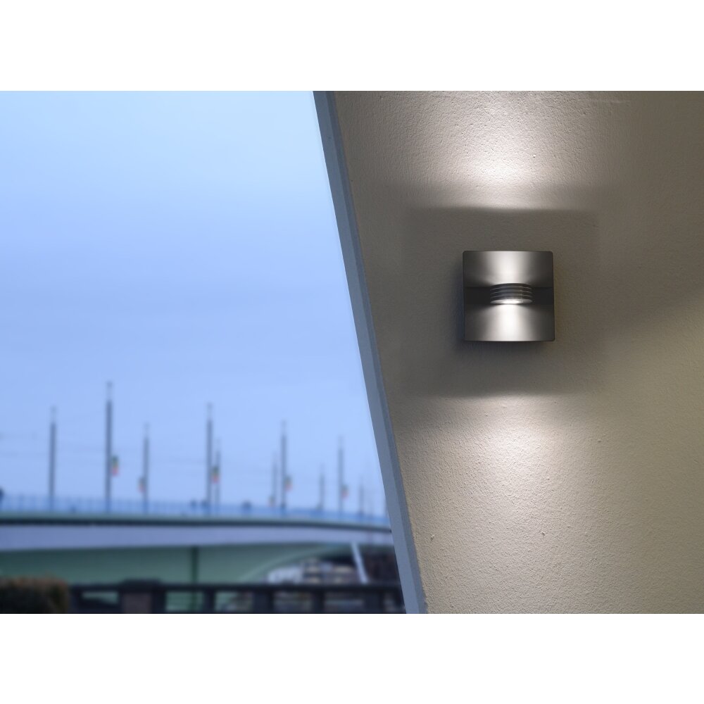 Lutec SPLIT Buiten muurverlichting LED Antraciet, 1-licht main product photo