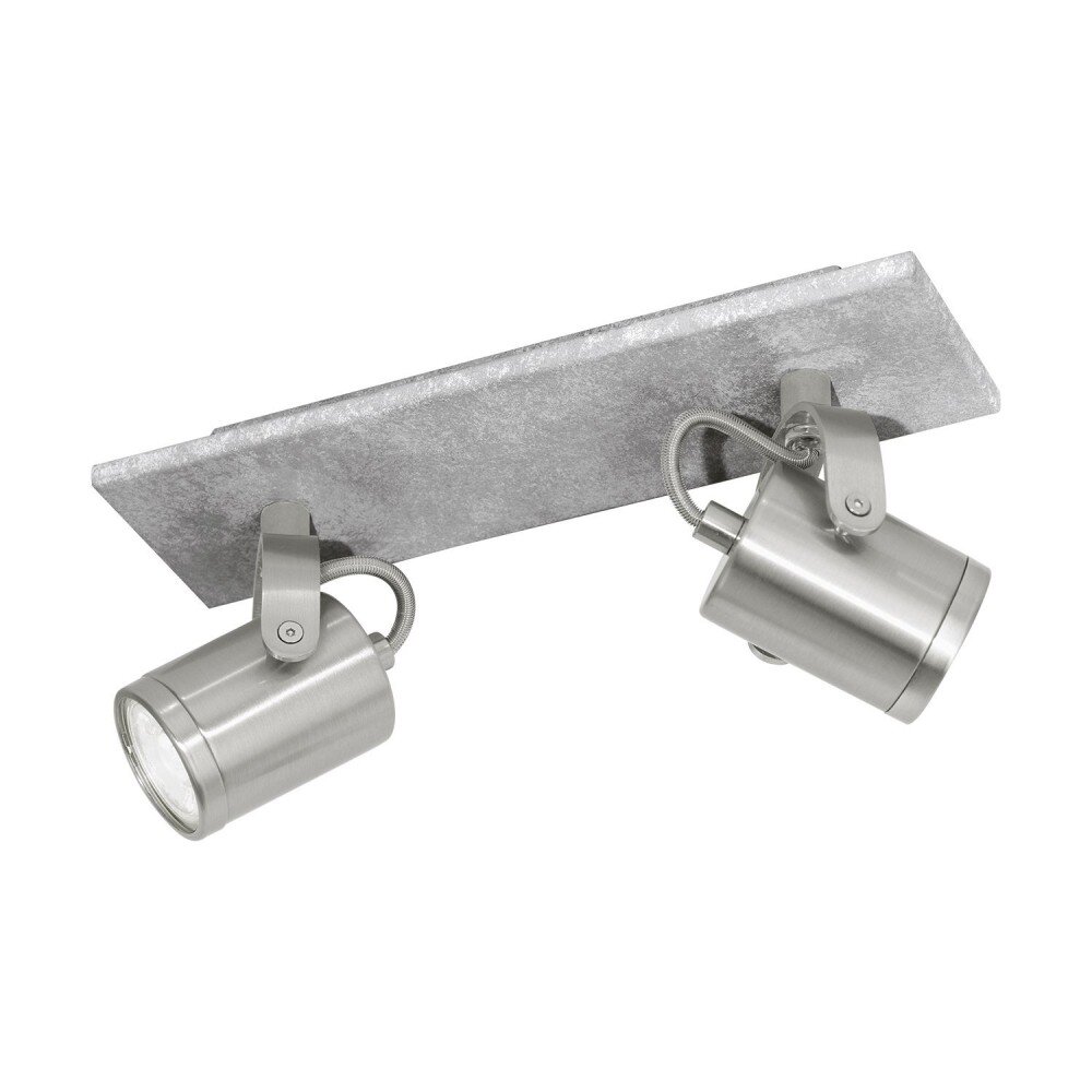Eglo PRACETA Plafond spot LED Grijs, Nikkel mat, 2-lichts main product photo