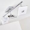 Vallorbe Plafondlamp LED Chroom, 3-lichts