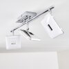 Vallorbe Plafondlamp LED Chroom, 3-lichts