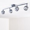 Covane Plafondlamp LED Blauw, Grijs, 4-lichts