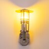 Forli Muurlamp roestvrij staal, 1-licht, Bewegingsmelder