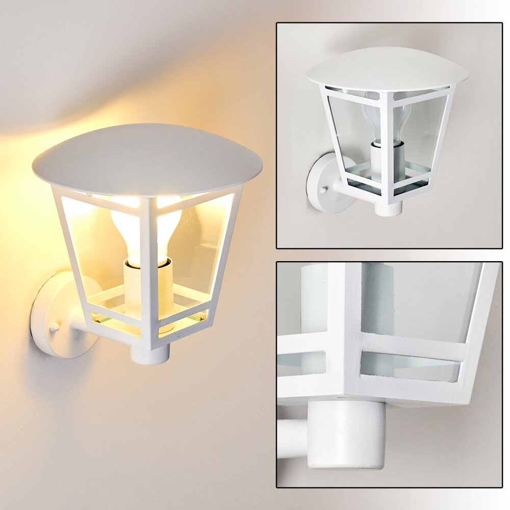 Siera Buiten muurverlichting Wit, 1-licht main product photo