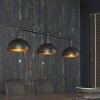 GROENEKAN Hanglamp Zwart, 3-lichts