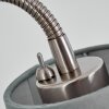 Gunstock Staande lamp Nikkel mat, 2-lichts
