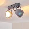 Butikon Plafondlamp Grijs, 2-lichts