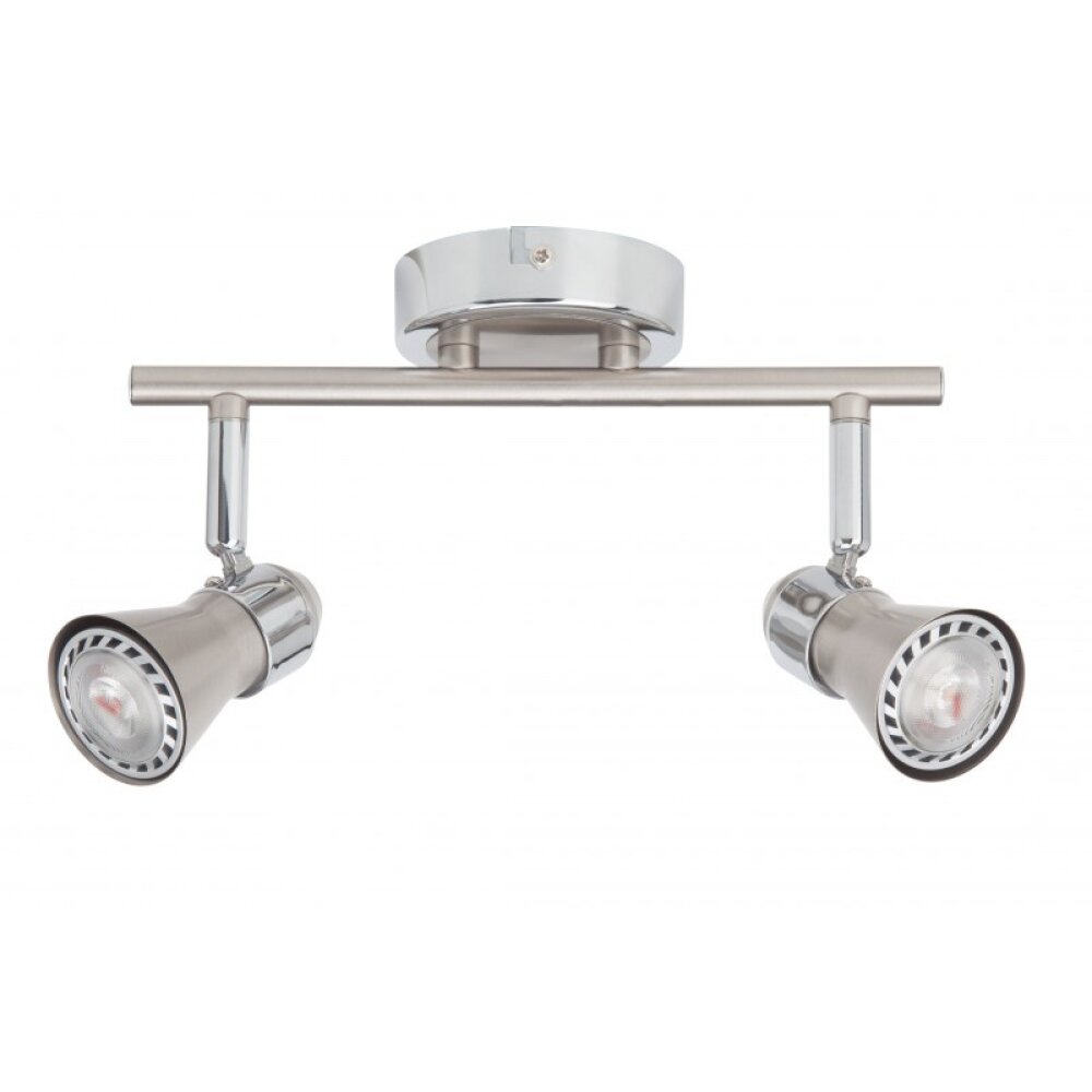 Brilliant Sanny Spotbalk plafond IJzer, 2-lichts