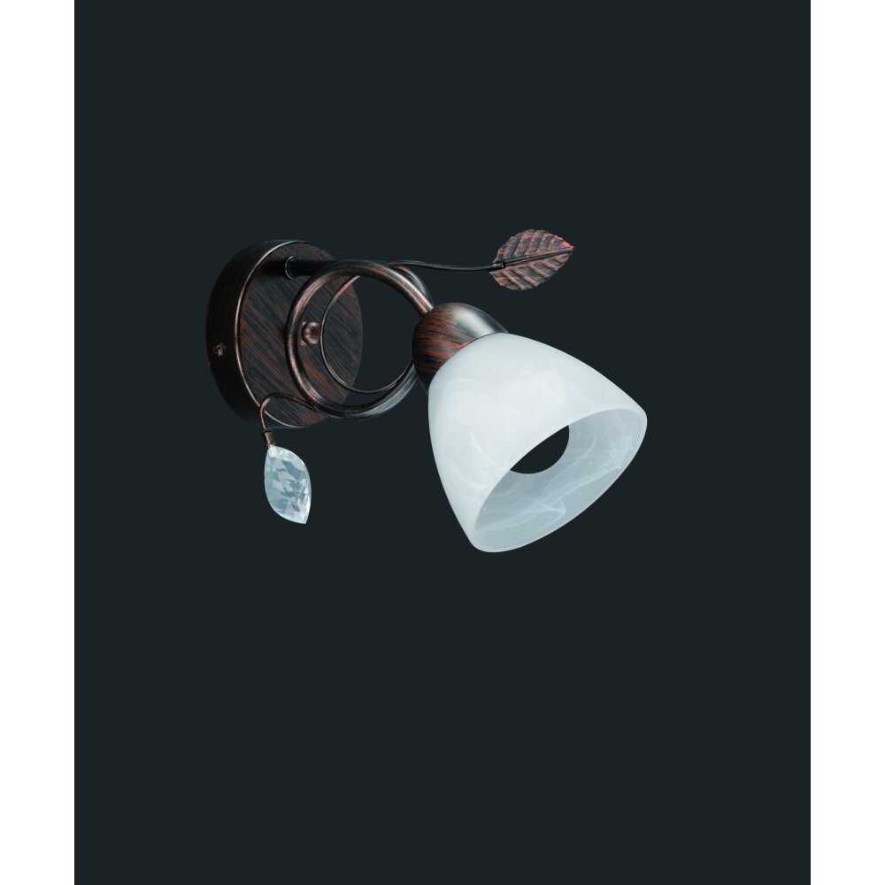 Trio TRADITIO Muurlamp Donkerbruin, Roest, 1-licht main product photo