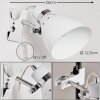 Stranderott Klemlamp Wit, 1-licht