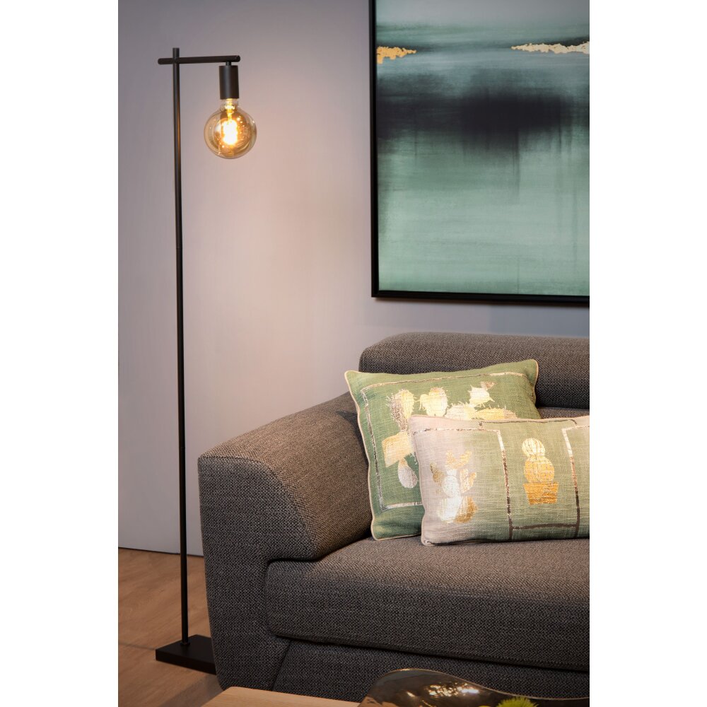 Lucide LEANNE Staande lamp Zwart, 1-licht main product photo