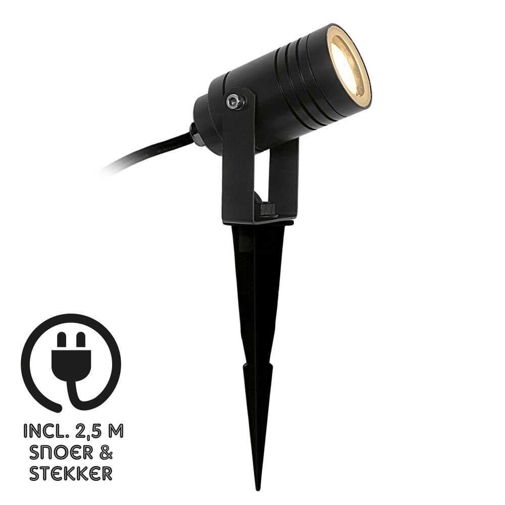 KS Verlichting Beamy Tuinspot Zwart, 1-licht main product photo