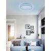 Trio WiZ DIAMO Plafondlamp LED Wit, 1-licht, Afstandsbediening, Kleurwisselaar