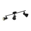 EGLO SERAS Plafond spot LED Zwart, 3-lichts