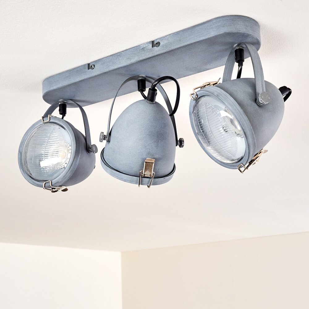 Butikon Plafondlamp Grijs, 3-lichts
