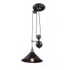 Globo LENIUS Hanger Zwart, 1-licht