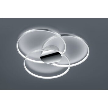 Trio SEDONA Plafondlamp LED Aluminium, 1-licht