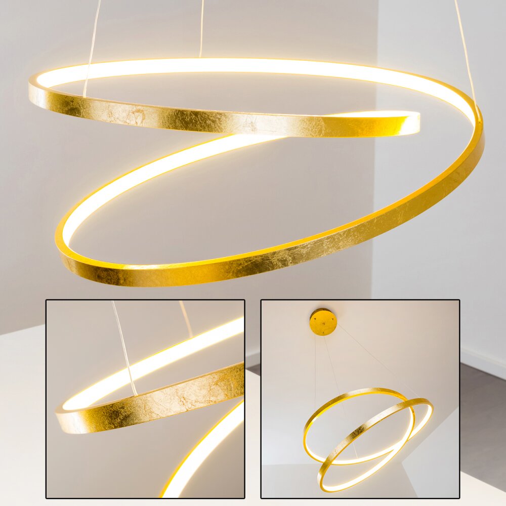 Stalon Hanglamp LED Goud, 1-licht main product photo