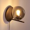 Hogatza Wandlamp Zwart, 1-licht Hogatza Wandlamp Zwart, 1-licht