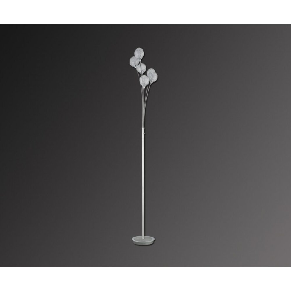 Paul Neuhaus WOMBLE Staande lamp roestvrij staal, 6-lichts main product photo