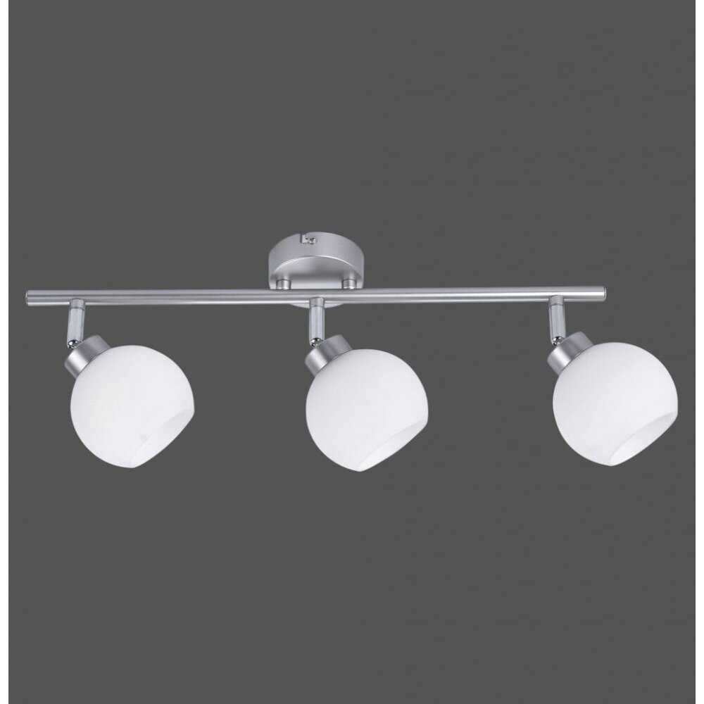 Leuchten-Direkt LOTTA Plafondlamp Zilver, 3-lichts main product photo