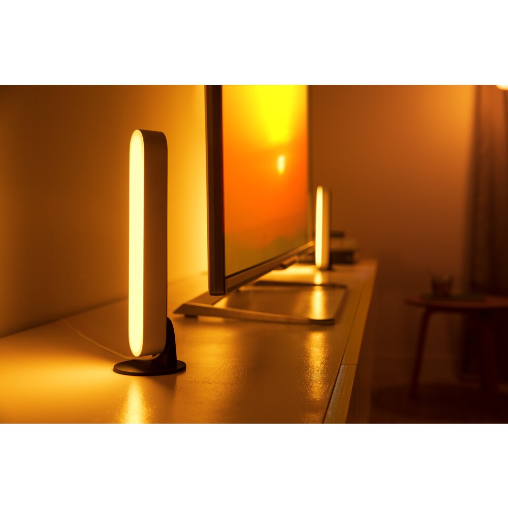 Philips Hue Ambiance White & Color Play Lightbar Basisset LED Zwart, Wit, 1-licht, Kleurwisselaar