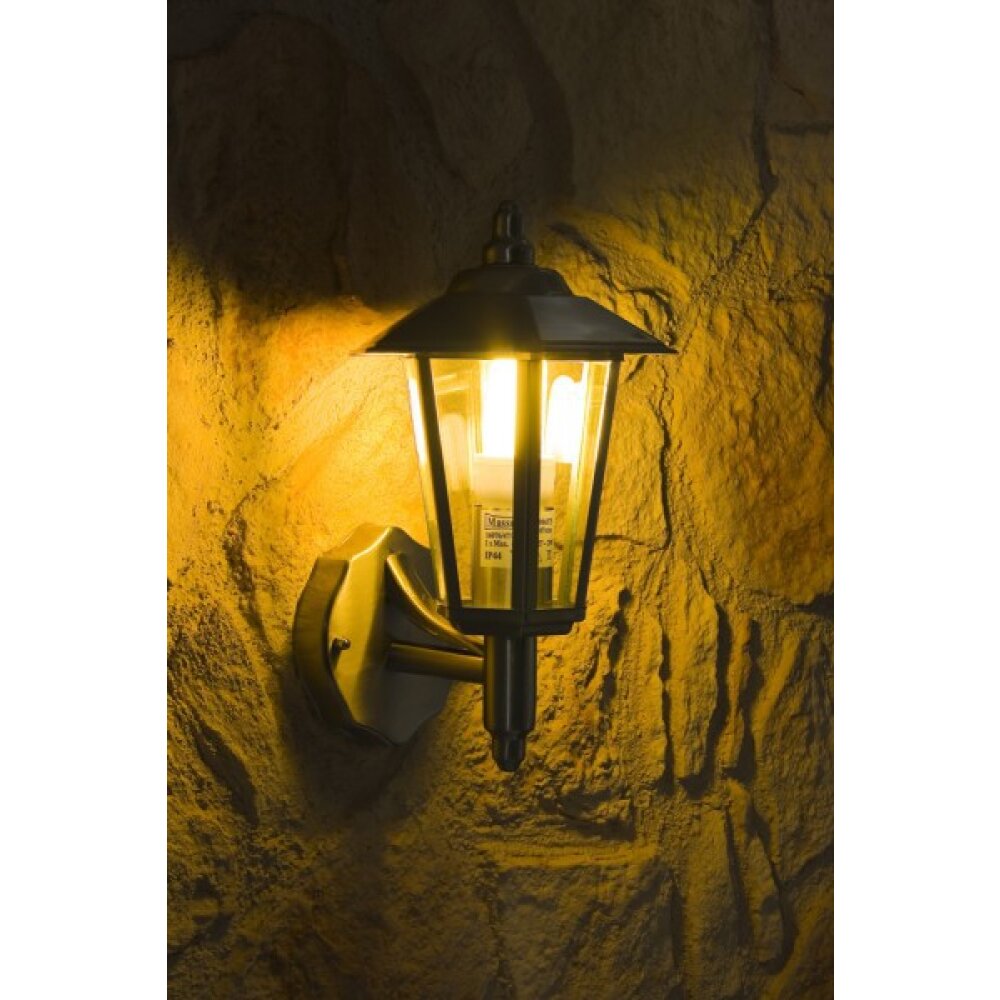 Moskau Buiten muurverlichting roestvrij staal, Transparant, Helder, 1-licht