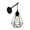 EGLO TARBES Wandlamp Zwart, 1-licht
